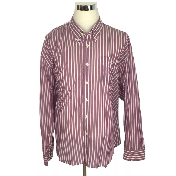Barbour Other - Barbour shirt in size 2XL pink with white stripes